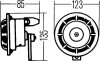 Звуковой сигнал HELLA 3AF003399041 (фото 3)