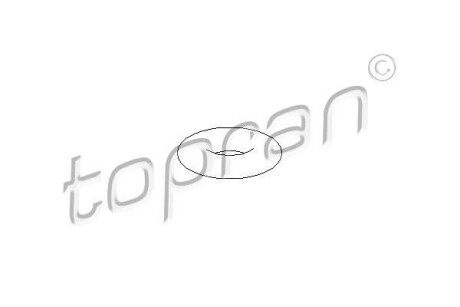 Кронштейн, глушитель TOPRAN 104293