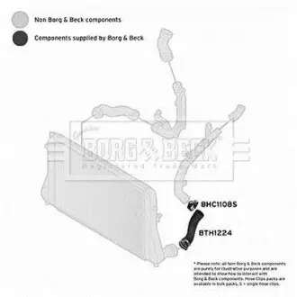 Шлангопровод BORG & BECK BTH1224