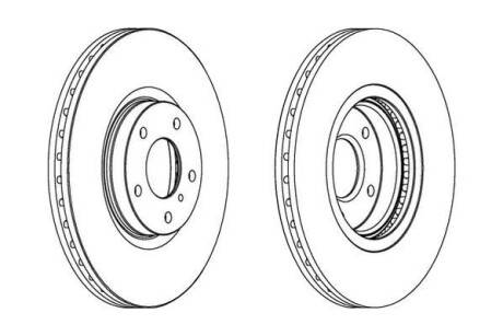 Гальмівний диск JURID 563032JC1