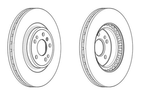 Гальмівний диск JURID 563002JC1