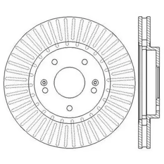Гальмівний диск JURID 562549JC
