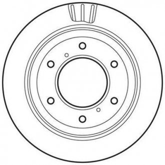 Гальмівний диск JURID 562777JC (фото 1)