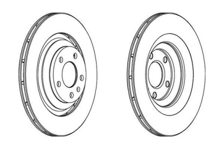 Гальмівний диск JURID 562512JC