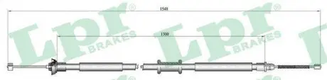 Трос ручного гальма LPR C0184B