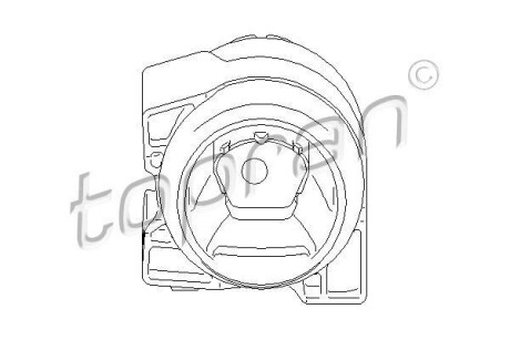 Подушка двигуна TOPRAN 407829