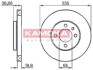 Гальмівний диск KAMOKA 103414 (фото 1)