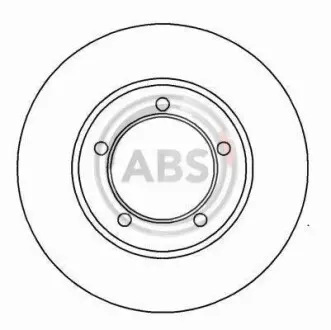 Гальмівний диск A.B.S. A.B.S. 15843