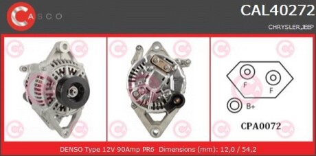 Генератор CASCO CAL40272AS (фото 1)