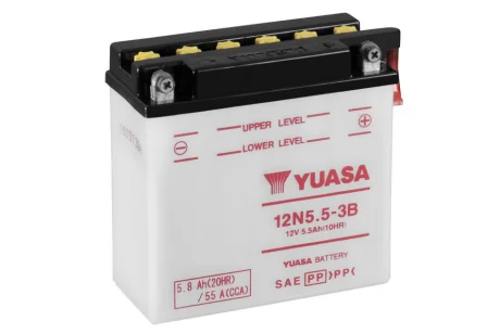 Акумулятор 6 CT-5,5-R YUASA 12N553B