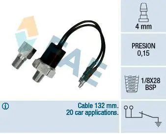 Датчик тиску мастила FAE 12540