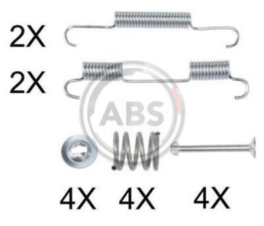 Комплектующие, стояночная тормозная система A.B.S. A.B.S. 0896Q (фото 1)