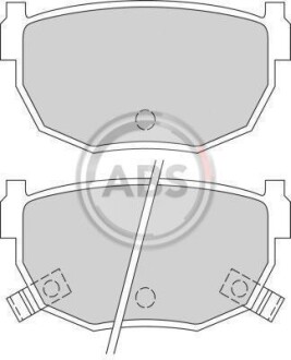 Гальмівні колодки, дискове гальмо (набір) A.B.S. A.B.S. 365861