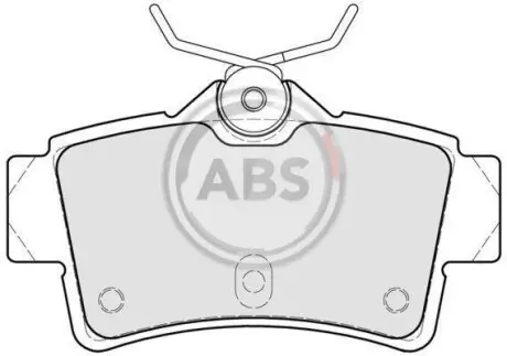 Гальмівні колодки, дискове гальмо (набір) A.B.S. A.B.S. 38627