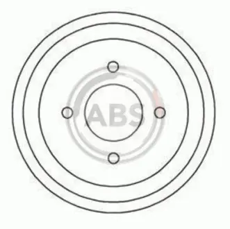 Гальмівний барабан A.B.S. A.B.S. 3330S