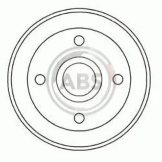 Гальмівний барабан A.B.S. A.B.S. 5527S