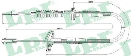 Трос зчеплення LPR C0121C