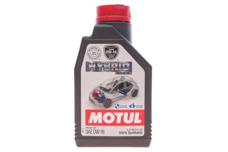 Олива 0W16 NGEN Hybrid (1L) (107153) API SP/ ILSAC GF-6b/ILSAC GF-6a MOTUL 333201