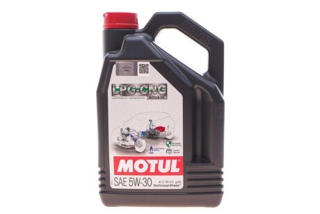 Олива 5W30 SAE LPG-CNG (4л) (ACEA C3/API PERFORMANCE SN PLUS) MOTUL 854554