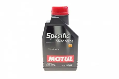 Олива моторна Specific VW 504.00-507.00 5W-30, 1 л MOTUL 838711