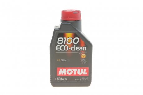 Олива моторна 8100 Eco-Clean 5W-30, 1 л MOTUL 841511 (фото 1)