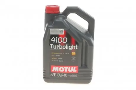Олива моторна 4100 Turbolight 10W-40, 5 л MOTUL 387606