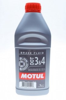 Рідина гальмівна DOT 3&4 Brake Fluid, 1л. MOTUL 807901