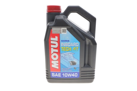 Моторное масло 4T Inboard Tech 10W-40 полусинтетическое 5 л MOTUL 852351