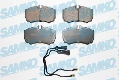 Гальмівні колодки, дискове гальмо (набір) SAMKO 5SP830A