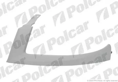 Накладка під фару (вія) лівий POLCAR 304106-1