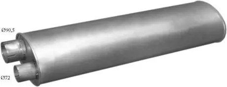Глушник Mercedes LK POLMO POLMOSTROW 69.04