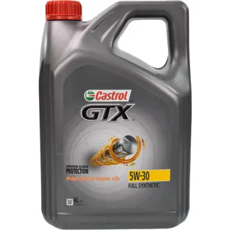 Моторное масло GTX 5W-30 синтетическое 4 л CASTROL 15EAF5