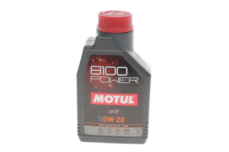 Олива для двигуна 8100 Power 0W-20 1л MOTUL 824401