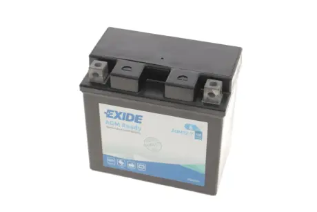 Акумуляторна батарея 6Ah/100A (113x70x105/+R/B0) (AGM) (мото) EXIDE AGM12-7