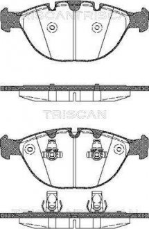 Колодки гальмівні передні TRISCAN 811011011 (фото 1)
