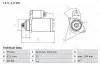 Стартер BOSCH 0986025070 (фото 1)