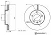 Диск гальм передн. VW Polo 17- BLUE PRINT ADBP430071 (фото 3)