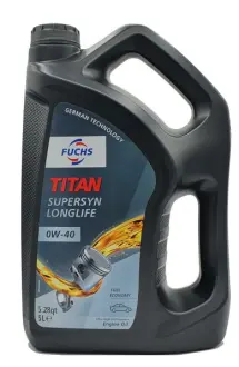 TITAN SUPERSYN LONGLIFE SAE 0W-40 5л FUCHS 602010773
