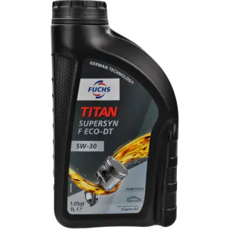 Моторное масло Titan Supersyn F-Eco DT 5W-30 синтетическое 1 л FUCHS 602007957