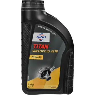 Трансмиссионное масло Titan Sintopoid 4218 GL-5 70W-80 синтетическое 1 л FUCHS 602031327