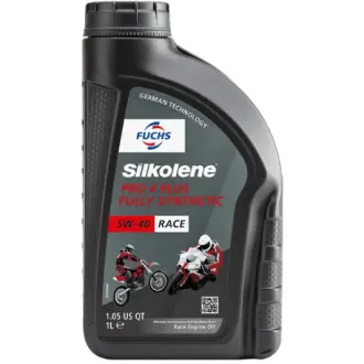 Моторное масло 4T Silkolene Pro 4 Plus 5W-40 синтетическое 1 л FUCHS 602030580
