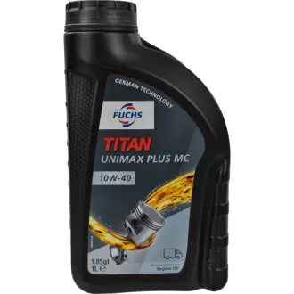 Моторное масло Titan Unimax Plus MC 10W-40 полусинтетическое 1 л FUCHS 602010711