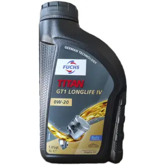 Моторное масло Titan GT1 LongLife IV 0W-20 синтетическое 1 л FUCHS 602008305