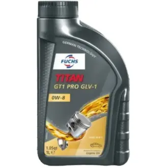 Моторное масло Titan GT1 PRO GLV-1 0W-8 синтетическое 1 л FUCHS 602072498