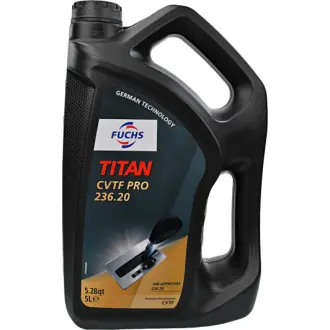 Трансмиссионное масло Titan CVTF Pro 236.20 синтетическое 5 л FUCHS 602016041