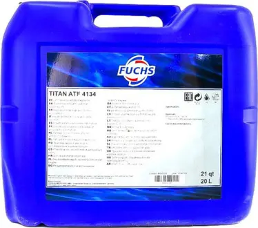 Трансмиссионное масло Titan ATF 4134 синтетическое 20 л FUCHS 600632205