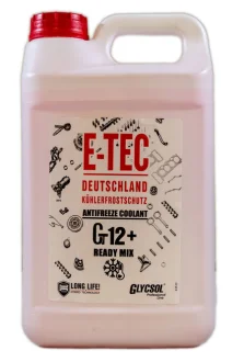 Антифриз готовый Glycsol XLC G12+ красный 4 л E-TEC 2856