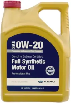 Моторное масло Synthetic Motor Oil 0W-20 синтетическое 4,73 л SUBARU SOA427V1325