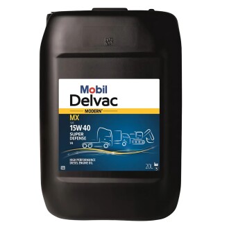 Олива моторна Delvac Modern 15W-40 Super Defense V4 (Каністра 20л) MOBIL 157336