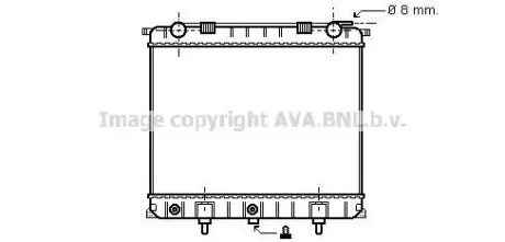 LAND ROVER Радіатор охолодження Range Rover II 2.5D 94- AVA AU2132